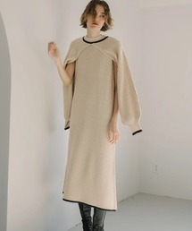 WILLFULLY オケージョンワンピース　ベージュ 完売商品 willfully オケージョンドレス 結婚式 ワンピース Free