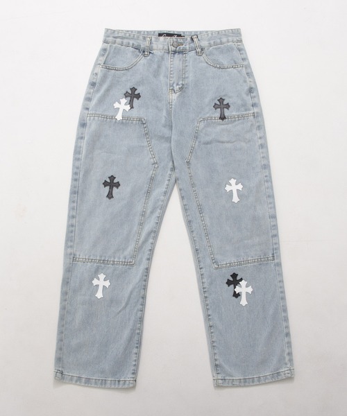 CavariA（キャバリア）の「『CavariA/キャバリア』クロスデニムパンツ（デニムパンツ・メンズ・ブルー/ブラック・L/XL/M）」の20枚目の写真