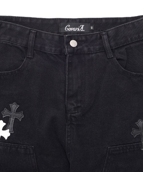 CavariA（キャバリア）の「『CavariA/キャバリア』クロスデニムパンツ（デニムパンツ・メンズ・ブルー/ブラック・L/XL/M）」の17枚目の写真