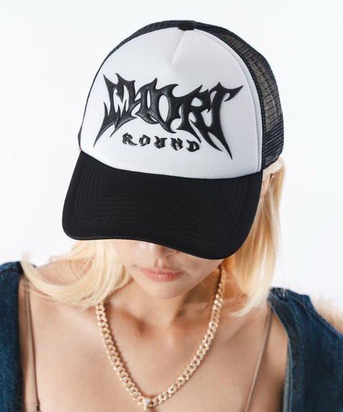 SHORT ROUND（ショートラウンド）の「SHORT ROUND/3Dプリントメッシュキャップ（キャップ・レディース・ブラウン/ブラック・FREE）」の2枚目の写真