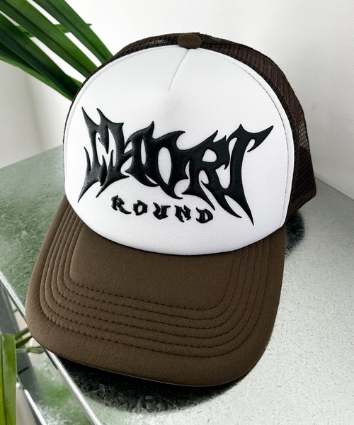 SHORT ROUND（ショートラウンド）の「SHORT ROUND/3Dプリントメッシュキャップ（キャップ・レディース・ブラウン/ブラック・FREE）」の11枚目の写真