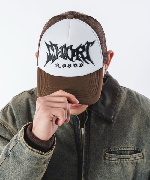 SHORT ROUND（ショートラウンド）の「SHORT ROUND/3Dプリントメッシュキャップ（キャップ・レディース・ブラウン/ブラック・FREE）」の16枚目の写真