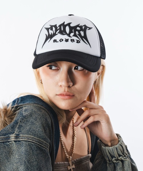 SHORT ROUND（ショートラウンド）の「SHORT ROUND/3Dプリントメッシュキャップ（キャップ・レディース・ブラウン/ブラック・FREE）」の15枚目の写真