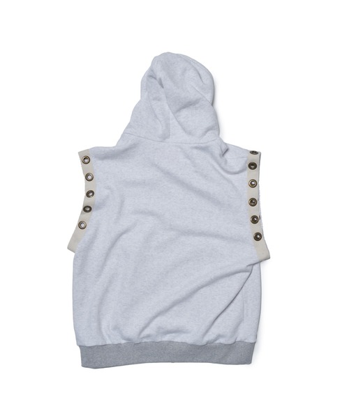 EFFECTEN（エフェクテン）の「【EFFECTEN】Sleeveless pullover hoodie（ベスト・メンズ・アッシュグレー/ブラック/カーキ/ライトグリーン・FREE）」の18枚目の写真