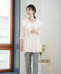 セール】Sheer Peplum Tops（タンクトップ）｜anuke（アンヌーク）の