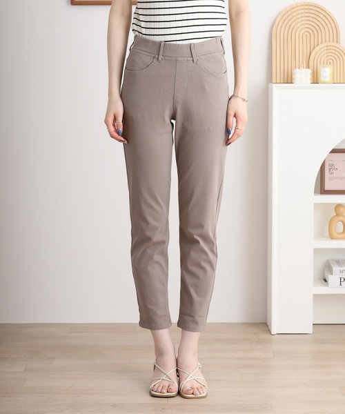 atONE（アットワン）の「接触冷感ロング丈ストレッチパンツ（その他パンツ・レディース・ブルー/サックスブルー/ブラック/ベージュ・M/L/3L/LL）」の21枚目の写真