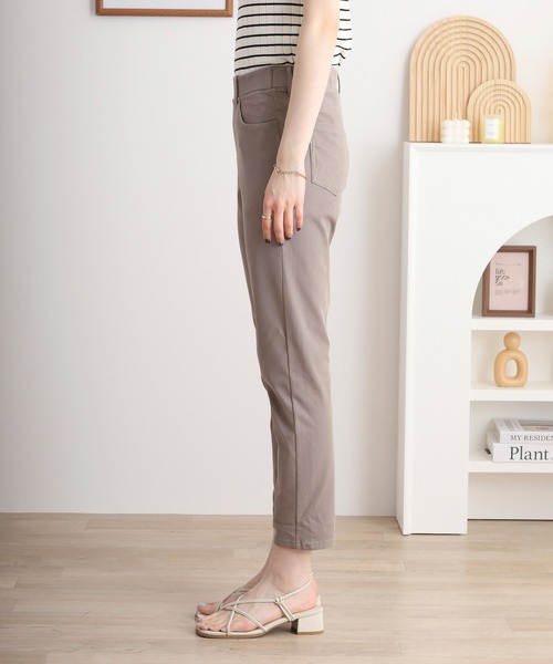 atONE（アットワン）の「接触冷感ロング丈ストレッチパンツ（その他パンツ・レディース・ブルー/サックスブルー/ブラック/ベージュ・M/L/3L/LL）」の22枚目の写真
