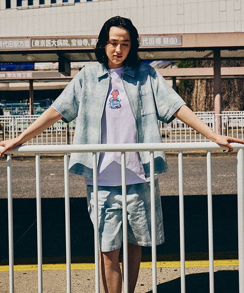 HUF(ハフ)の「MELT TEE(Tシャツ/カットソー・メンズ・ライトパープル/ホワイト/ブラック・XS/S/M/L/XL/XXL)」の17枚目の写真
