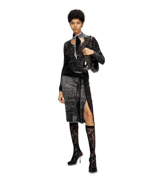 DIESEL（ディーゼル）の「ウィメンズ ソックス SKW-MANTRA（ソックス/靴下・レディース・ブラック/ブラウン・LARGE/SMALL/MEDIUM）」の8枚目の写真