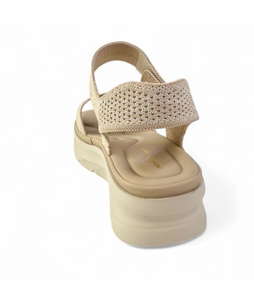 Sugar Sugar（シュガーシュガー）の「厚底　スポーティ サンダル【SUGAR SUGAR シュガーシュガー】8001 軽量 スニーカー 軽い ニット メッシュニット（サンダル・レディース・ブラック/ブルー/ピンク/ベージュ/イエロー・S/M/L/LL）」の22枚目の写真