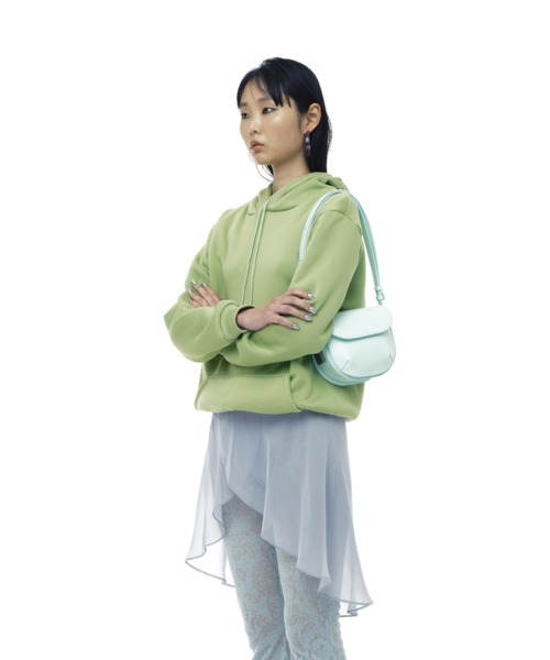 OSOI シルバー バッグ GUY ROVER OSOI ショルダーバッグ FOLDER BROT レザー