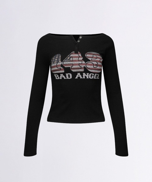Tシャツ・カットソー SCULPTOR Flag Raglan T-shirt 4BNY277 Flag Raglan T-shirt（Tシャツ/カットソー）｜SCULPTOR