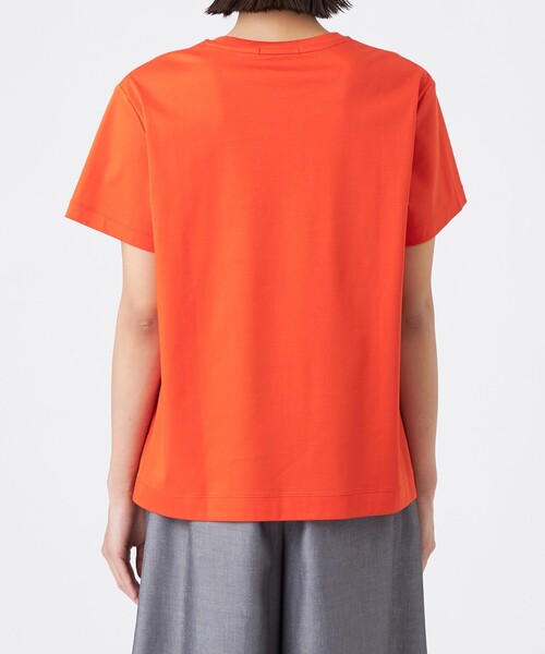 TRANS WORK(トランスワーク)の「【L】【ウォッシャブル】コーコランバイオスムース(Tシャツ/カットソー・レディース・オレンジ/ブルー系その他4/オフホワイト・46/44)」の11枚目の写真