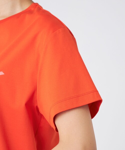 TRANS WORK(トランスワーク)の「【L】【ウォッシャブル】コーコランバイオスムース(Tシャツ/カットソー・レディース・オレンジ/ブルー系その他4/オフホワイト・46/44)」の12枚目の写真