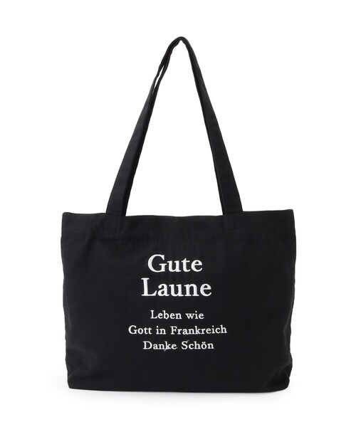 ITS'DEMO（イッツデモ）の「【A4対応】ロゴ刺繍ラージトート（トートバッグ・レディース・アイボリー/ブラック系2/グレー/ネイビー系1/グレー系1/ブラック・00）」の22枚目の写真