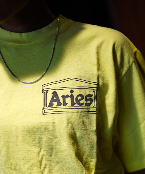 ARIES（アリーズ）の「【ARIES / アリーズ】TEMPLE SS TEE（Tシャツ/カットソー・メンズ・イエロー・SMALL/MEDIUM/LARGE）」の15枚目の写真