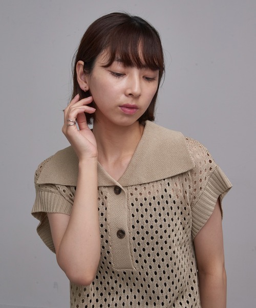MAISON BREEZE(メゾンブリーズ)の「【MAISON BREEZE】イヤリング ニッケルフリー メタル 丸甲 フープ イーズイヤリング OSWY(イヤリング・レディース・シルバー/ピンク/ゴールド・FREE)」の8枚目の写真