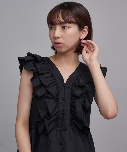 MAISON BREEZE(メゾンブリーズ)の「【MAISON BREEZE】イヤリング ニッケルフリー メタル 丸甲 フープ イーズイヤリング OSWY(イヤリング・レディース・シルバー/ピンク/ゴールド・FREE)」の13枚目の写真
