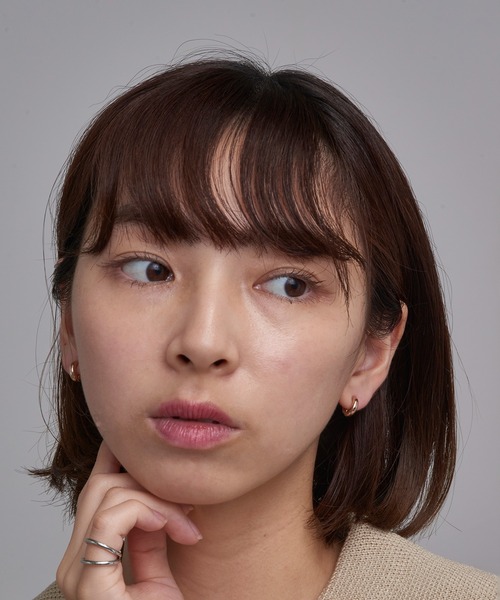 MAISON BREEZE(メゾンブリーズ)の「【MAISON BREEZE】イヤリング ニッケルフリー メタル 丸甲 フープ イーズイヤリング OSWY(イヤリング・レディース・シルバー/ピンク/ゴールド・FREE)」の7枚目の写真