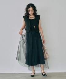 セール】フリンジグリッターノットドレス / fringe glitter knot dress
