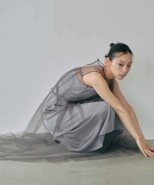 ANDRESD（アンドレスド）の「ショートジレセットチュールドレス