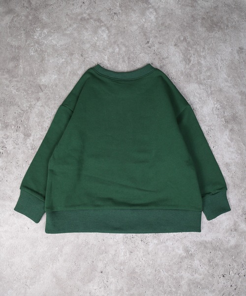 DILASH（ディラッシュ）の「野球くまトレーナー（スウェット・キッズ・グレー/グリーン・90/140/130/120/110/100/80）」の11枚目の写真