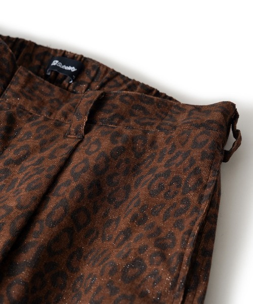Subciety（サブサエティ）の「Glitter leopard slacks（スラックス・メンズ・ブラウン/ブラック・X-LARGE/LARGE/MEDIUM/SMALL）」の9枚目の写真