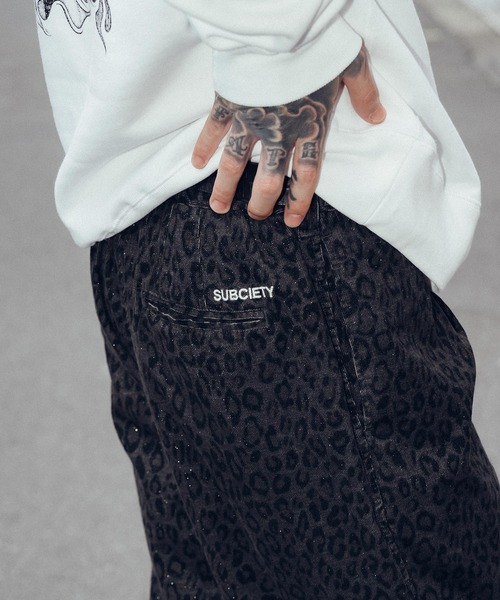 Subciety（サブサエティ）の「Glitter leopard slacks（スラックス・メンズ・ブラウン/ブラック・X-LARGE/LARGE/MEDIUM/SMALL）」の21枚目の写真