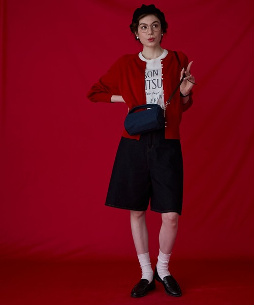 BONLECILL Marche(ボンルシールマルシェ)の「【BONLECILL Marche】2wayバイカラーデニムワンハンドルバッグ/ショルダーバッグ(ハンドバッグ・レディース・ブルー/サックスブルー/インディゴブルー・FREE)」の12枚目の写真