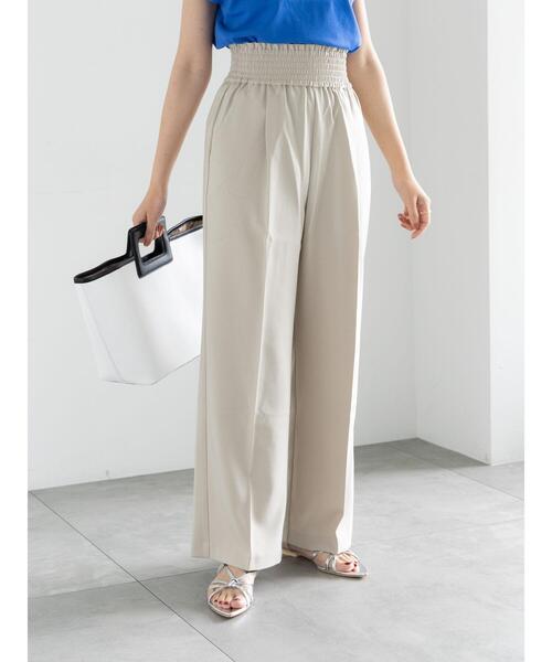 Te chichi（テチチ）の「シャーリングワイドパンツ（その他パンツ・レディース・ブラック/グレー/ベージュ・F）」の10枚目の写真