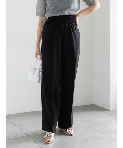 Te chichi（テチチ）の「シャーリングワイドパンツ（その他パンツ・レディース・ブラック/グレー/ベージュ・F）」の16枚目の写真