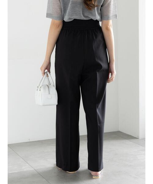 Te chichi（テチチ）の「シャーリングワイドパンツ（その他パンツ・レディース・ブラック/グレー/ベージュ・F）」の17枚目の写真