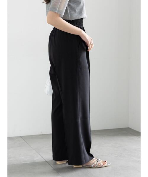 Te chichi（テチチ）の「シャーリングワイドパンツ（その他パンツ・レディース・ブラック/グレー/ベージュ・F）」の18枚目の写真