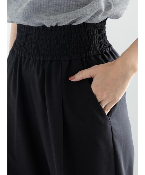 Te chichi（テチチ）の「シャーリングワイドパンツ（その他パンツ・レディース・ブラック/グレー/ベージュ・F）」の19枚目の写真