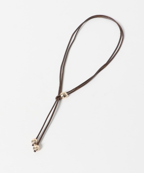 URBAN RESEARCH ROSSO WOMEN(アーバンリサーチ ロッソ)の「CHIGNON ワンループマルチコードチョーカー(ネックレス・レディース・ブラウン系その他/ブラック系その他・FREE)」の11枚目の写真