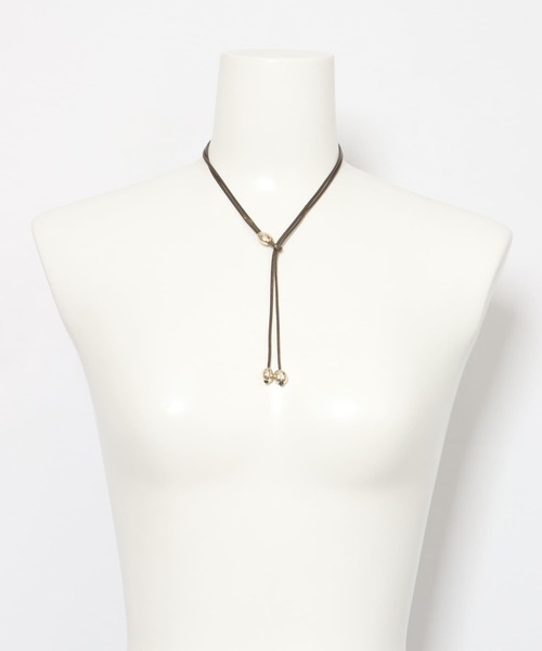 URBAN RESEARCH ROSSO WOMEN(アーバンリサーチ ロッソ)の「CHIGNON ワンループマルチコードチョーカー(ネックレス・レディース・ブラウン系その他/ブラック系その他・FREE)」の5枚目の写真