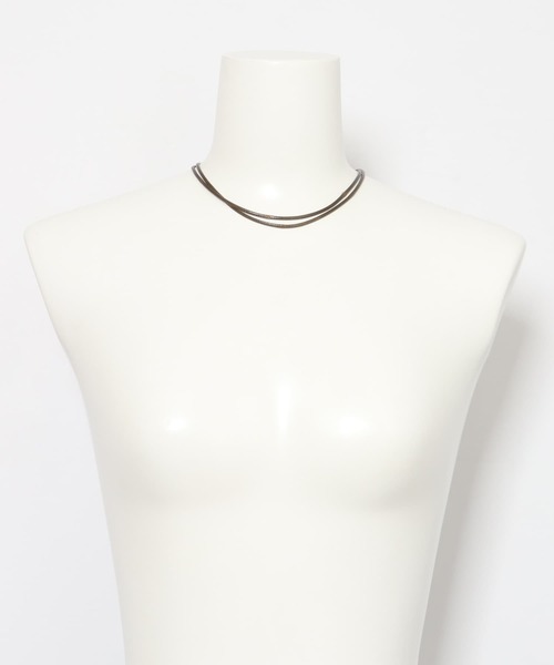 URBAN RESEARCH ROSSO WOMEN(アーバンリサーチ ロッソ)の「CHIGNON ワンループマルチコードチョーカー(ネックレス・レディース・ブラウン系その他/ブラック系その他・FREE)」の6枚目の写真