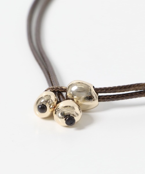 URBAN RESEARCH ROSSO WOMEN(アーバンリサーチ ロッソ)の「CHIGNON ワンループマルチコードチョーカー(ネックレス・レディース・ブラウン系その他/ブラック系その他・FREE)」の8枚目の写真