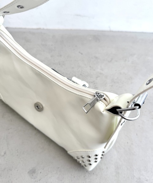 セール】スタッズベルトPUショルダーバッグ（ショルダーバッグ