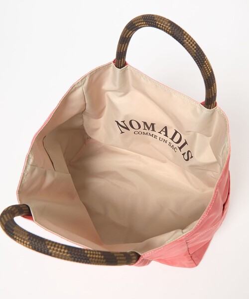 NOMADIS SAC2W バッグ トートバッグ　グレー×ピンク　別注 NOMADIS（ノマディス）の「【NOMADIS for ADAM ET ROPE'】別注