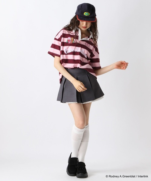 FOREVER 21（フォーエバー トゥエンティーワン）の「【パラッパラッパー】ラガーTシャツ（Tシャツ/カットソー・レディース・グリーン/ピンク/アイボリー・FREE）」の15枚目の写真