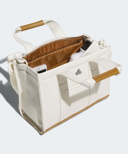 合成皮革 ラウンドトートバッグ【adidas Golf/アディダスゴルフ