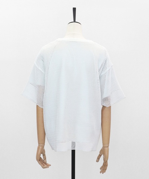 VERSEAU(ヴェルソー)の「インナーセット メッシュTシャツ(Tシャツ/カットソー・レディース・ブラック/オフホワイト・FREE)」の17枚目の写真