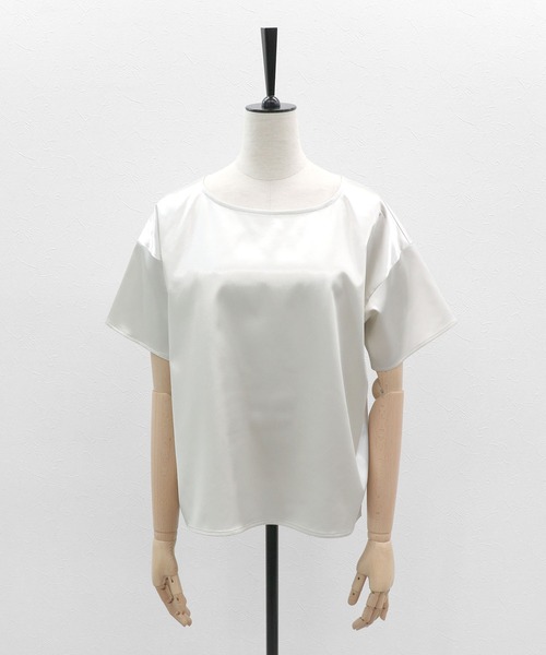 VERSEAU(ヴェルソー)の「インナーセット メッシュTシャツ(Tシャツ/カットソー・レディース・ブラック/オフホワイト・FREE)」の19枚目の写真
