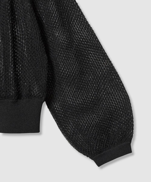 【LOULOU WILLOUGHBY】柄編みニットブルゾン 本体価格36,300 LOULOU WILLOUGHBY】柄編みニットブルゾン