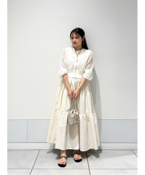 美品✨LOULOU WILLOUGHBY ブルゾン ジャガード ホワイト 美品✨LOULOU WILLOUGHBY ブルゾン ジャガード ホワイト
