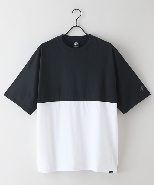 brknhome(ブロークンホーム)の「【BRKNHOME/ブロークンホーム】×【ZERO STAIN/ゼロステイン】コラボ 前後切り替え クルーネック Tシャツ(Tシャツ/カットソー・メンズ・ホワイト/ブラック・MEDIUM/LARGE)」の10枚目の写真
