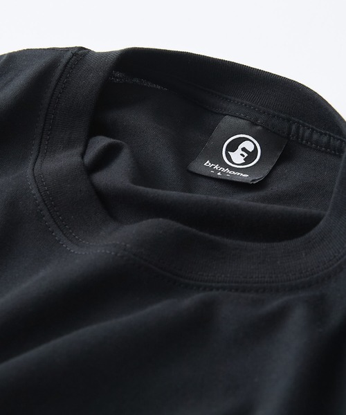 brknhome(ブロークンホーム)の「【BRKNHOME/ブロークンホーム】×【ZERO STAIN/ゼロステイン】コラボ 前後切り替え クルーネック Tシャツ(Tシャツ/カットソー・メンズ・ホワイト/ブラック・MEDIUM/LARGE)」の8枚目の写真