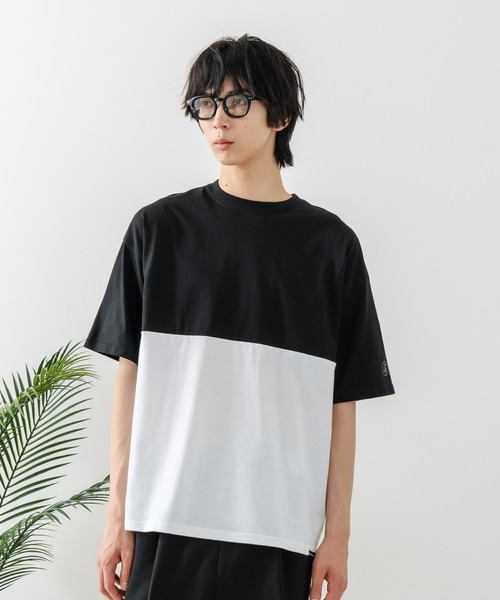 brknhome(ブロークンホーム)の「【BRKNHOME/ブロークンホーム】×【ZERO STAIN/ゼロステイン】コラボ 前後切り替え クルーネック Tシャツ(Tシャツ/カットソー・メンズ・ホワイト/ブラック・MEDIUM/LARGE)」の22枚目の写真