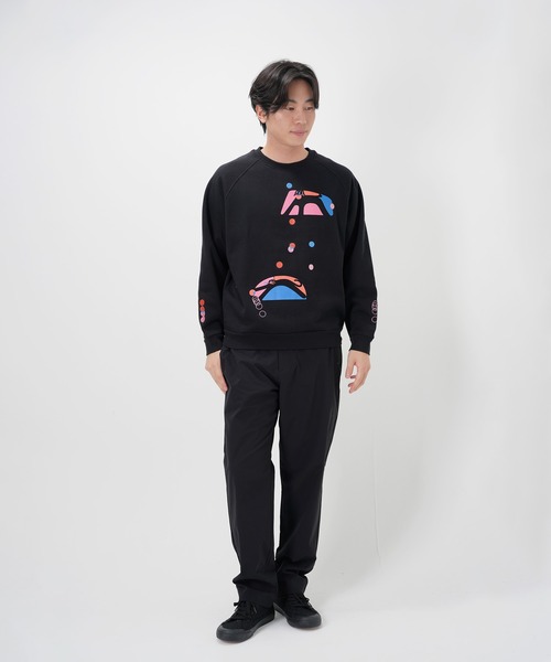 Common Noun(コモン ナウン)の「“CAT”&“DOG” Hiroki Nishiyama 裏起毛ラグランクルースウェット(スウェット・レディース・杢グレー/ブラック/ベージュ/ネイビー/イエロー・M/L/XL)」の22枚目の写真